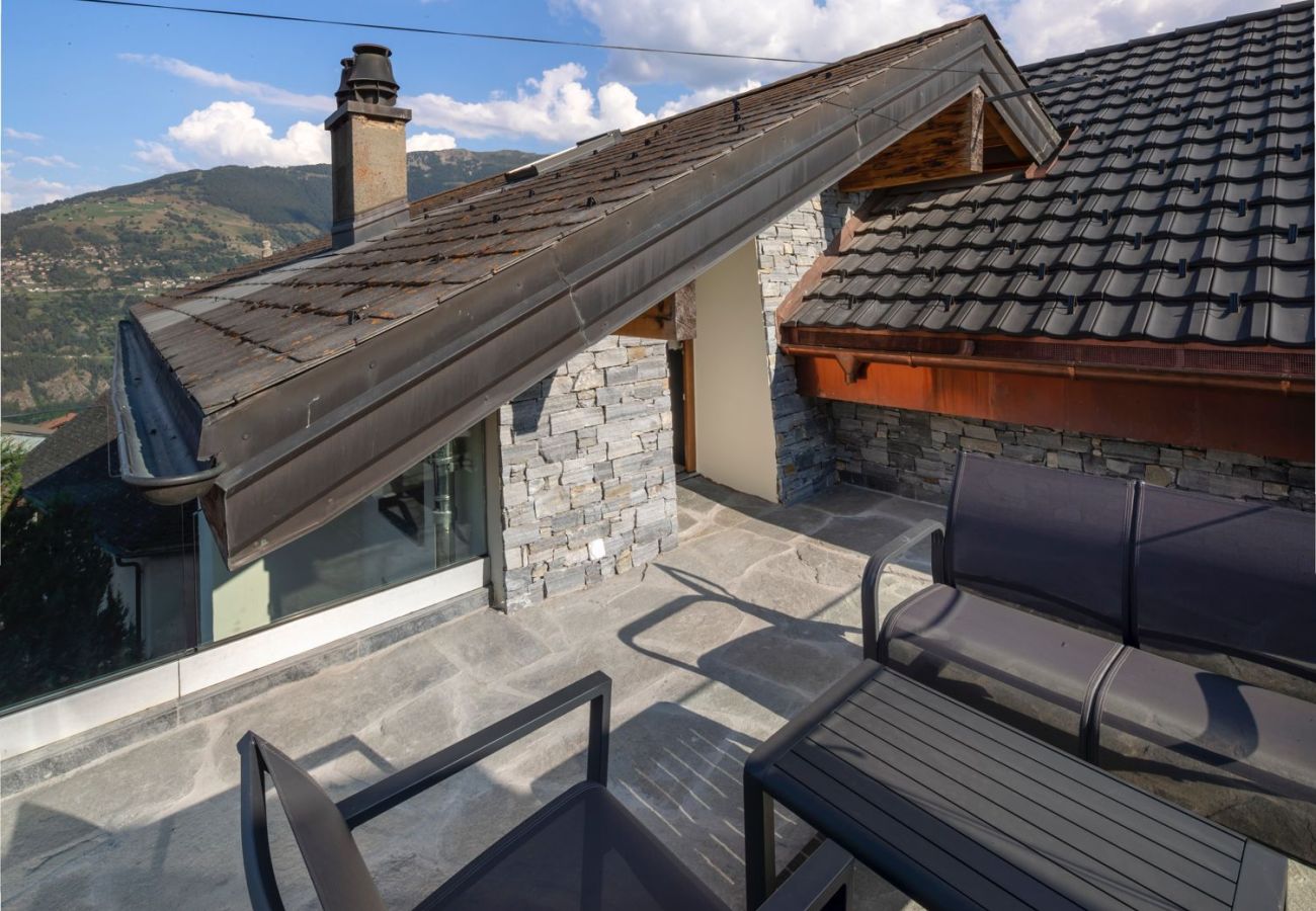 Ferienwohnung in Haute-Nendaz - Pilànous Residence - Penthouse suite - Swiss Alps