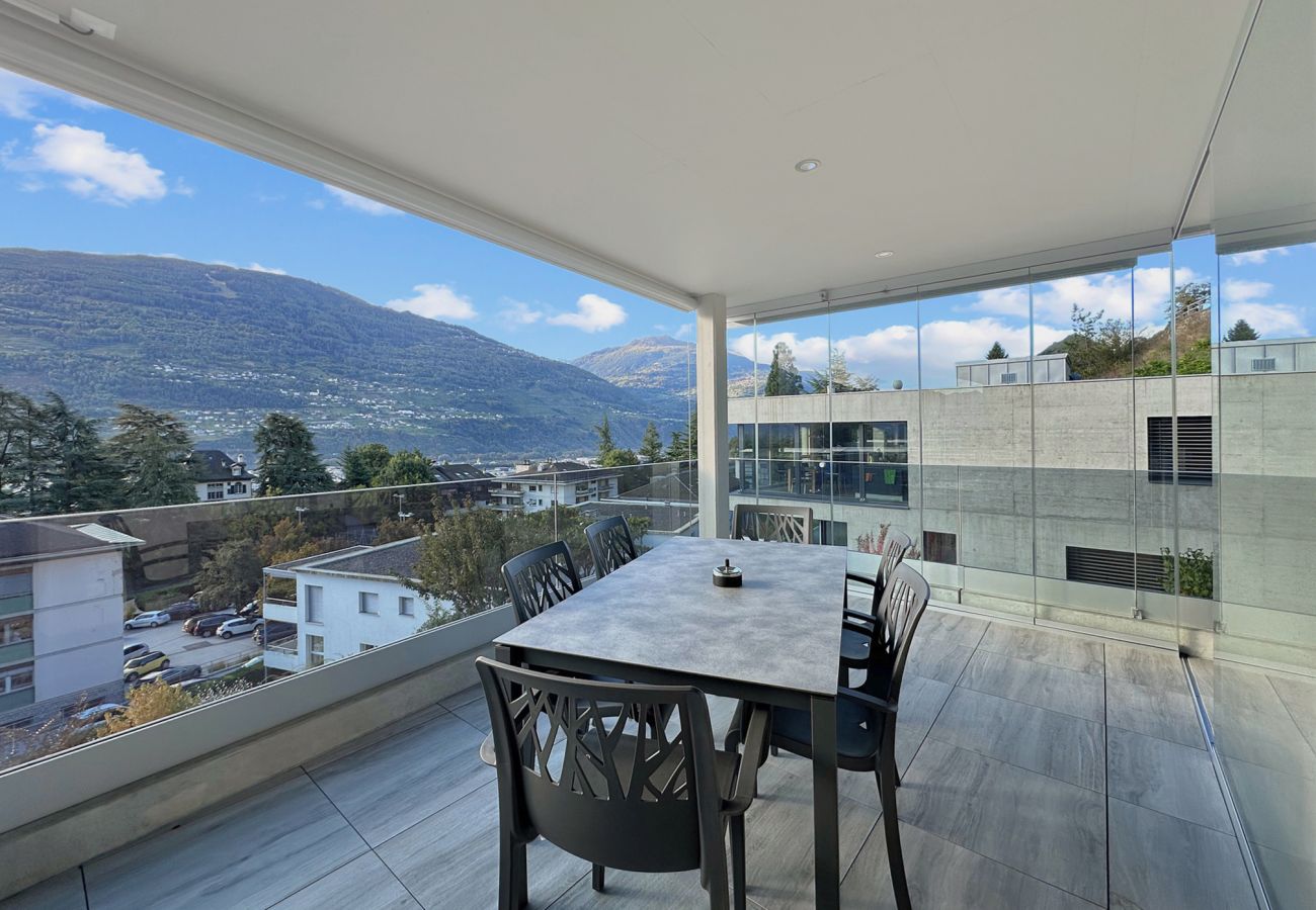 Ferienwohnung in Sion - The Majestic-Exclusive view of Sion-Swiss Alps