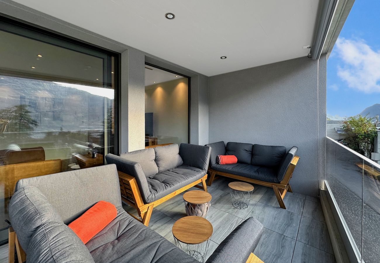 Ferienwohnung in Sion - The Majestic-Exclusive view of Sion-Swiss Alps