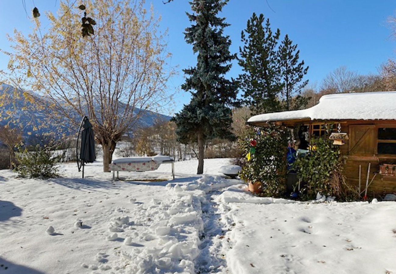 Ferienwohnung in Conzor - Sunny Lily facing the swiss Alps - Crans Montana