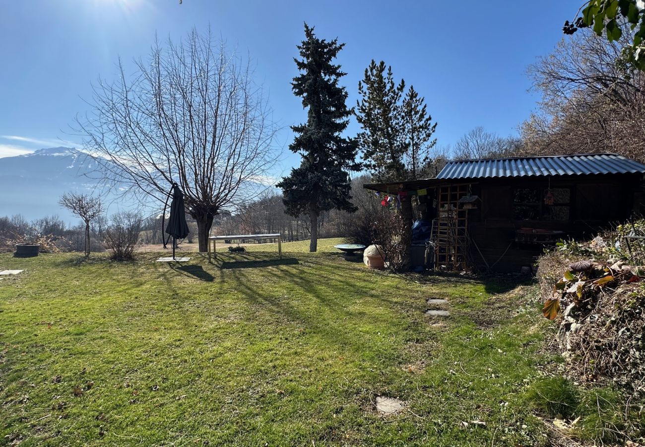 Ferienwohnung in Conzor - Sunny Lily facing the swiss Alps - Crans Montana