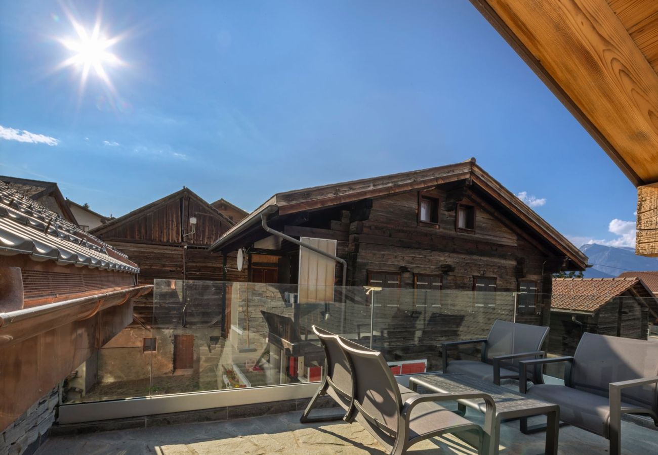 Apartment in Haute-Nendaz - Pilànous Residence - Penthouse suite - Swiss Alps